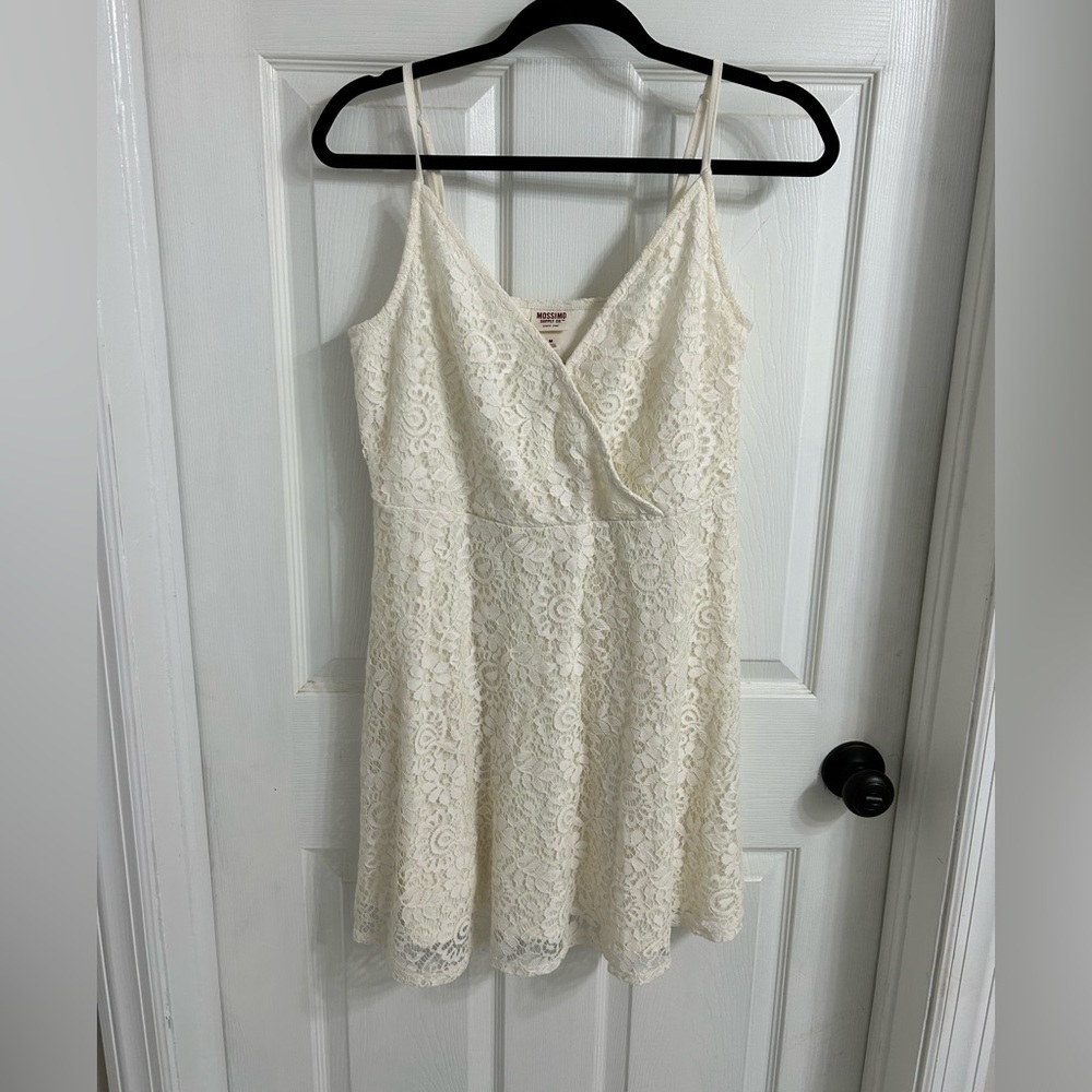 Massimo White Lace Dress- Bride, Bridal, Bachelorette